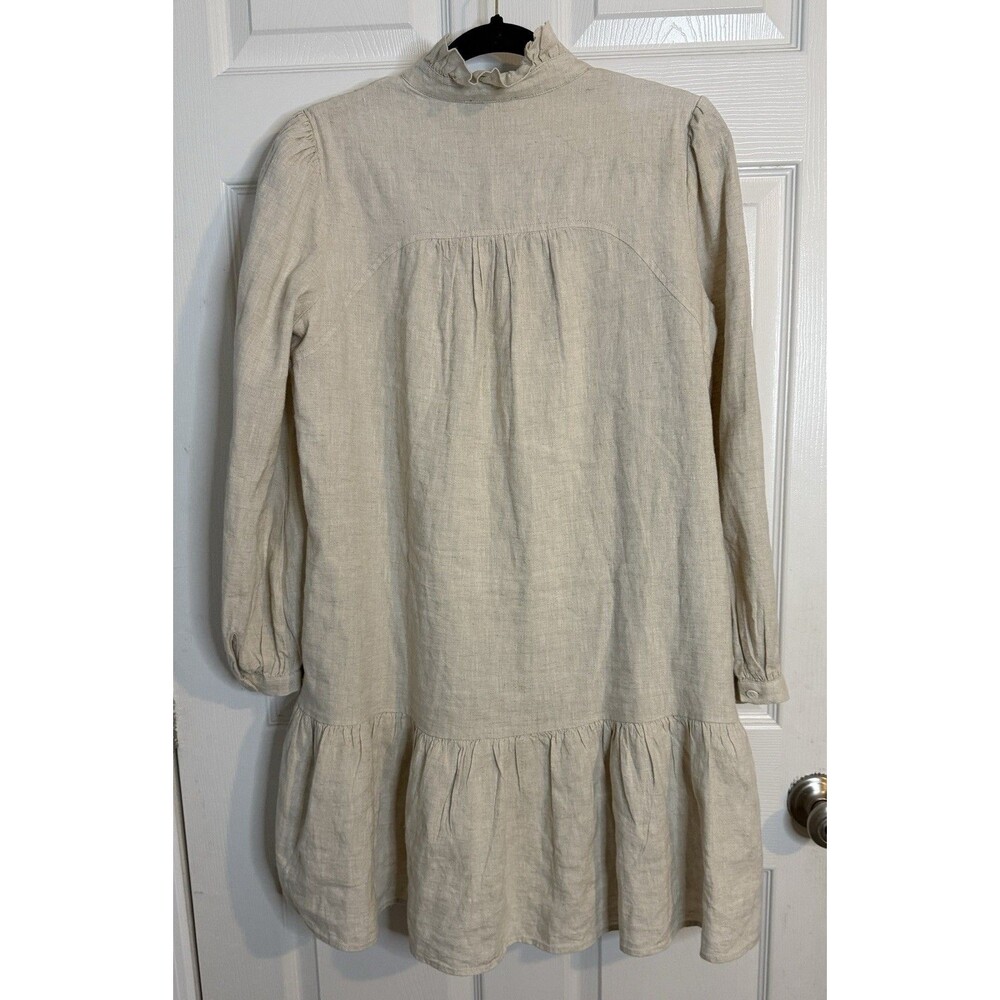 Tuckernuck Cream Ruffle Mini Dress - Picture 6 of 11